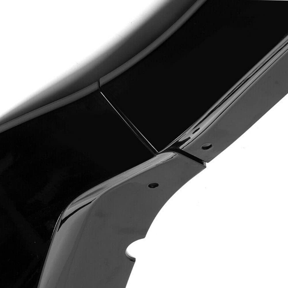 4 piezas de labio delantero compatibles con Dodge Charger 2020 2021 2022 SRT Hellcat cuerpo ancho parachoques delantero alerón divisor de labios