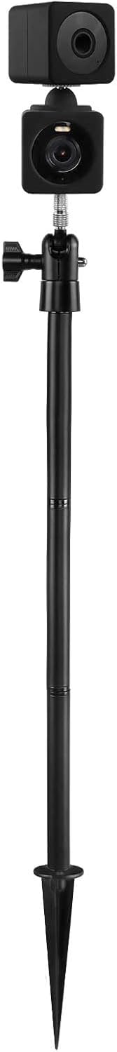 HOLACA Spike – Estaca de montaje en poste y cubierta de silicona resistente a la intemperie para Wyze Cam OG (cámara WYZE OG + teleobjetivo Cam OG +