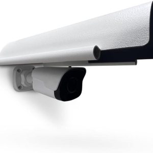 KENUCO Cubierta de sombra de lluvia solar compatible con cámaras de seguridad al aire libre, material de aleación de aluminio, color blanco KENUCO Cubierta de sombra de lluvia solar compatible con cámaras de seguridad al aire libre, material de aleación de aluminio, color blanco