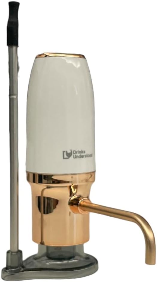 Aireador automático de vino, vertedor de vino, decantador inteligente eléctrico portátil de un solo toque, el mejor dispensador de vino con bomba de