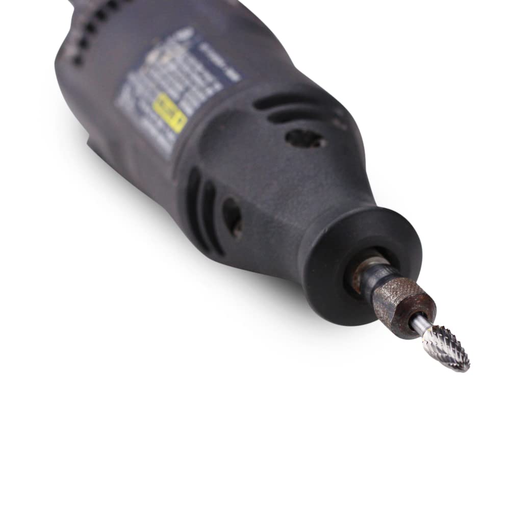 BHA Juego de brocas rotativas de carburo de tungsteno para grabado de metal y trabajo de precisión, doble corte con vástago de 18 pulgadas, 10 piezas