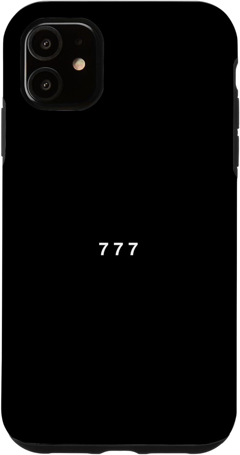 iPhone 11 Angel Numbers 777 Lucky Spiritual Sign Guide Manifesting Case