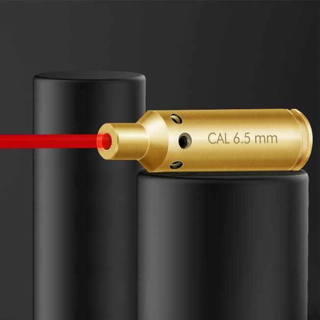 2239mm 6.5mm12GA Bore Sight Bore Sighter Red Laser Zeroing Boresighter Red Dot Bore Sighter with Batteries