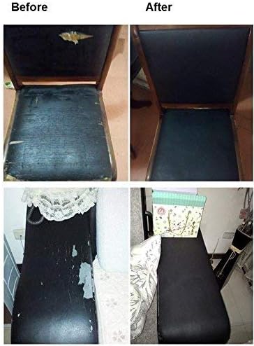 Parches de reparación de tela sintética de cuero autoadhesivo para sofá, para asientos de automóvil, para ropa (ancho 19.6 pulgadas x 53.9 pulgadas