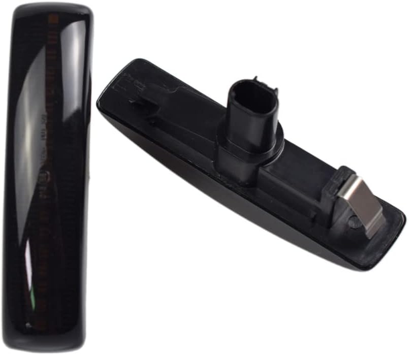 Lámpara de señal de giro LED delantera Fender Side Marker Light para Land Rover Range Rover Sport Discovery 3 4 Freeland 2 (negro)