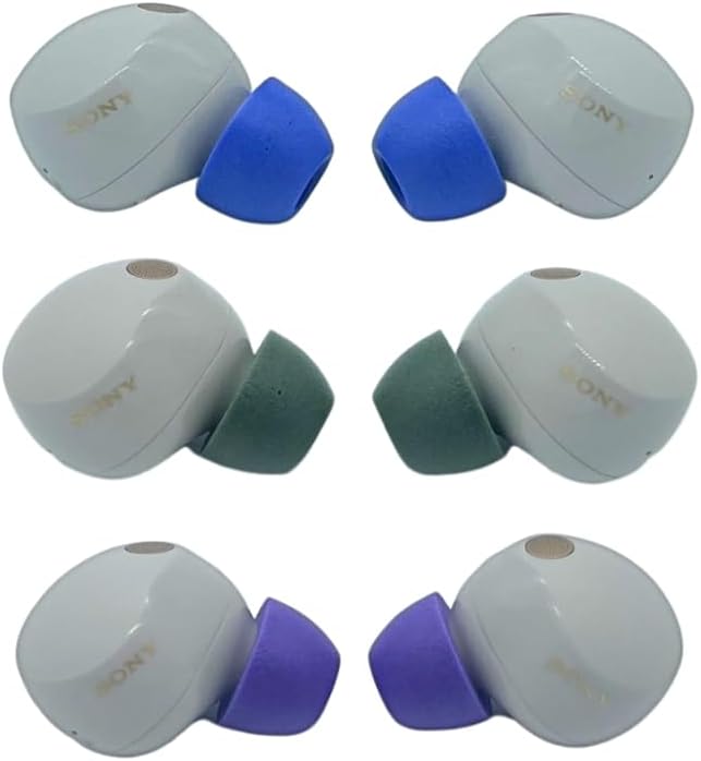 Comply Almohadillas de espuma para auriculares Sony TrueWireless  Nuevo Sony XM5, WF-1000XM5, WF-1000XM4, WF-1000XM3, WF-XB700, máxima comodidad