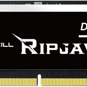 G.SKILL Ripjaws DDR5 Serie SO-DIMM DDR5 RAM 32 GB (1 x 32 GB) 5600MTs CL40-40-40-89 1.10V sin búfer Memoria para portátilportátil SODIMM G.SKILL Ripjaws DDR5 Serie SO-DIMM DDR5 RAM 32 GB (1 x 32 GB) 5600MTs CL40-40-40-89 1.10V sin búfer Memoria para portátilportátil SODIMM