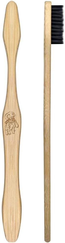 ‘Golden Retriever Puppy Holding Lead’ Bamboo Toothbrush (TF00018880)