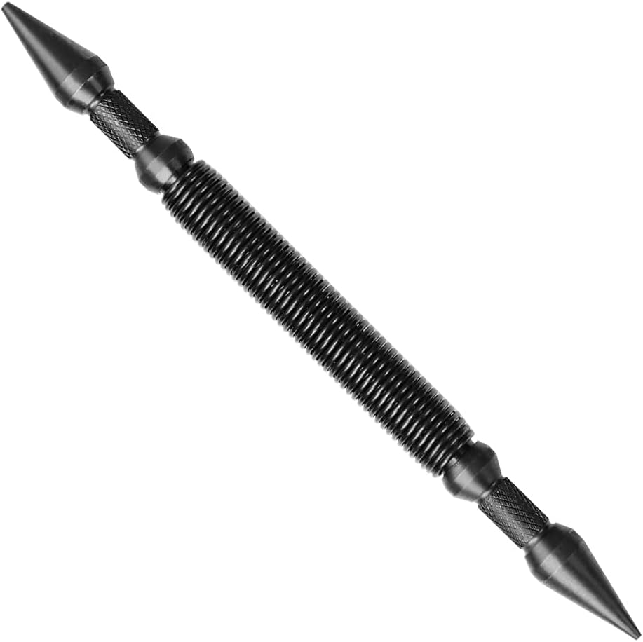 Juego de uñas de 1 pieza, doble cabeza, perforador central de doble cabeza, herramienta de uñas con 132 pulgadas, 116 pulgadas