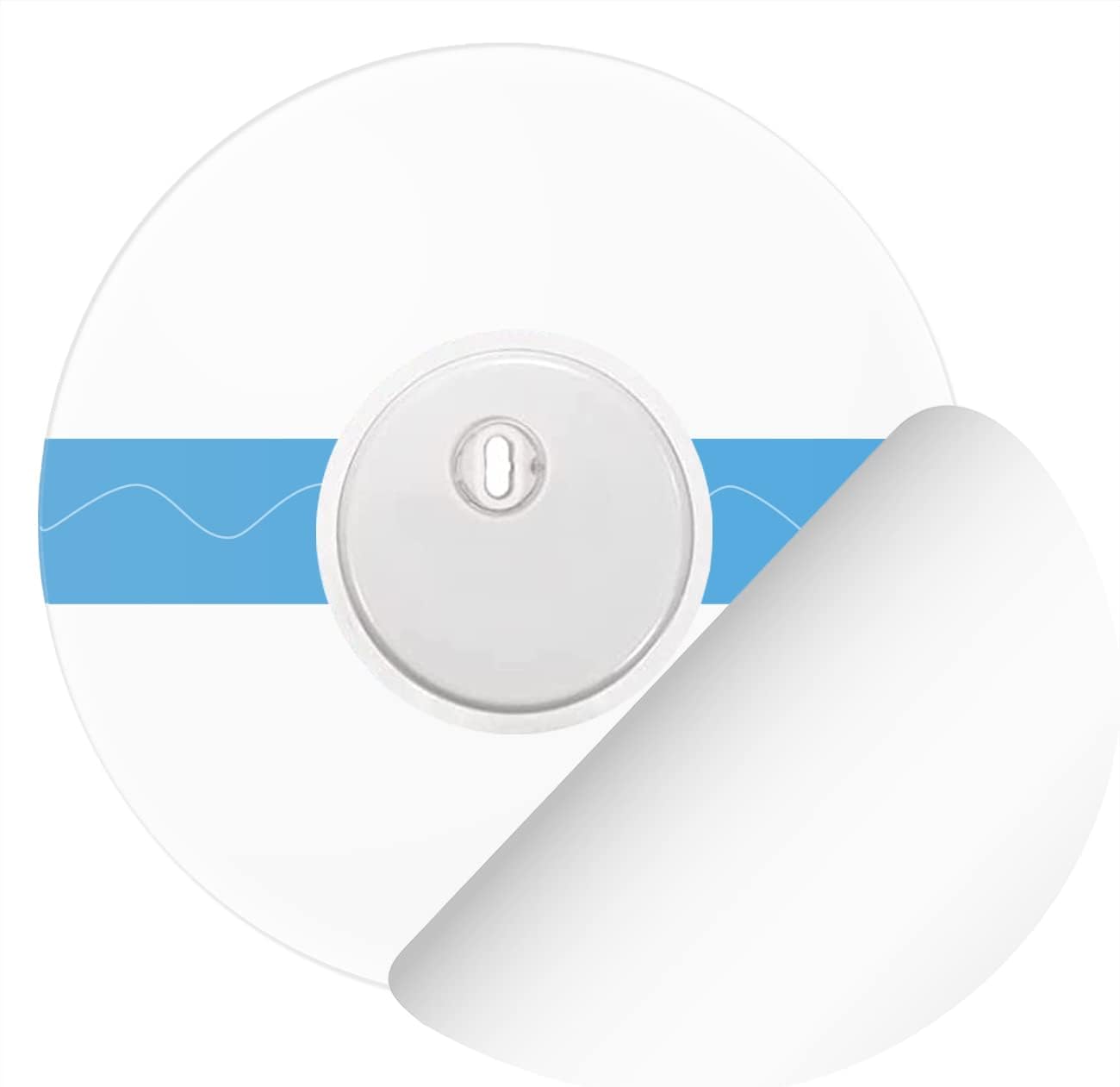 Fundas de sensor para Libre 3, impermeables, paquete de 60 parches adhesivos, cinta transparente CGM que dura hasta 14 días, sin agujero, HECHUAN