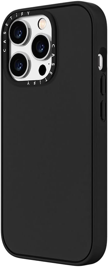 CASETiFY Funda Impact para iPhone 15 Pro 4 veces probada contra caídas de grado militar, protección contra caídas de 8.2 pies – negro mate