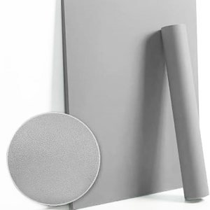 Dimoon Papel tapiz grueso de 236 x 17.7 pulgadas, papel de contacto para despegar y pegar, color gris sólido, impermeable, color gris, autoadhesivo, Dimoon Papel tapiz grueso de 236 x 17.7 pulgadas, papel de contacto para despegar y pegar, color gris sólido, impermeable, color gris, autoadhesivo,
