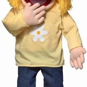 Silly Puppets Katie, Peach Girl de 30 pulgadas, marioneta de rendimiento profesional con patas extraíbles, cuerpo completo o medio Silly Puppets Katie, Peach Girl de 30 pulgadas, marioneta de rendimiento profesional con patas extraíbles, cuerpo completo o medio