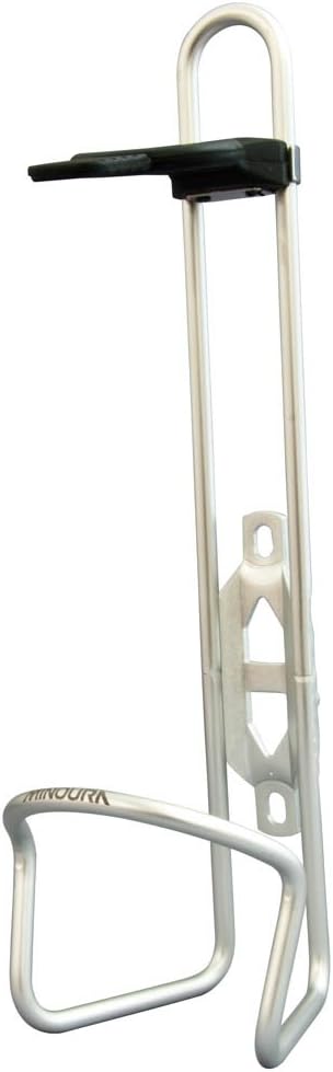 Minoura AB-500 – Jaula de agua embotellada anodizada, plata, 16.9 fl oz12 onzas