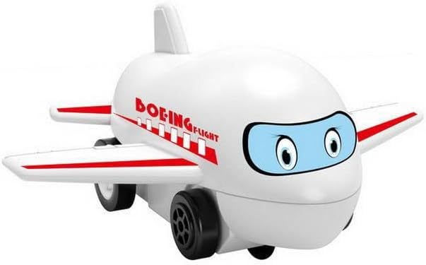 PowerTRC Rompecabezas de coche de ferrocarril de plástico con un avión y señales de tráfico  Montessori educativo imaginativo aprendizaje