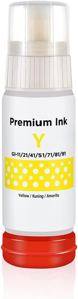 Omera Repuesto de tinta compatible para botella de repuesto para impresoras Canon GI-21 GI21 de tinta de tinte para Canon G3260 G2260 G1220 todo en