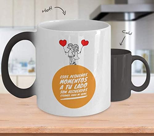 Regalo para novio  Taza de Cafe para novia  Perfecto regalo para san valentin, navidad, aniversario y para enamorado  Vaso con afirmaciones positiv