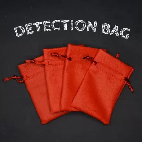 MilesMagic Magician’s Set de 5 bolsas de detección de lujo Gimmick Mind Reading Ilusión Efecto de predicción real, calle, escenario, salón Close-Up