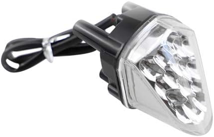 GUAIMI 12 LED ClaroLente Humo Centro Luz Piloto Luz Parabrisas 3rd Ojos para YZF-R6 2006-2007 -Transparente