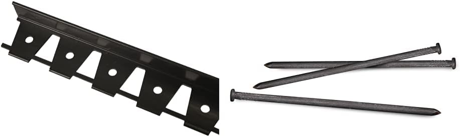 Dimex 1262-60C – Bordes de pavimentadora, 60 pies, negro y picos de anclaje 1989S-45C, 10 pulgadas, gris