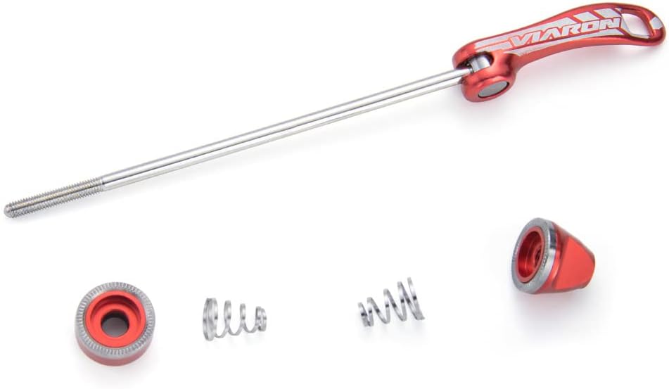 VIARON MTB Quick Release Axle Front and Rear Mountain Bike Skewer Set Aluminum Alloy Bicycle Wheel Skewers Hub QR Lever