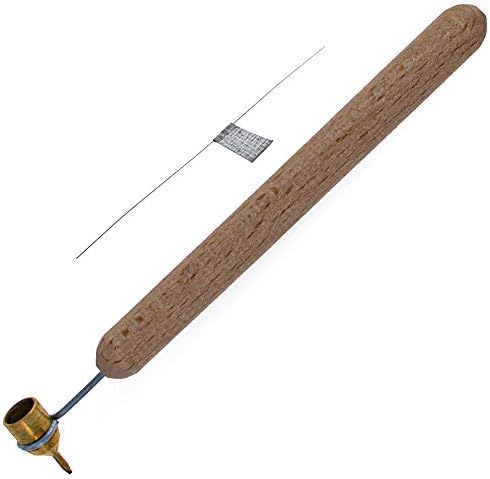 Mango de madera con punta de latón pesado de 0.020 in (pluma de cera caliente)