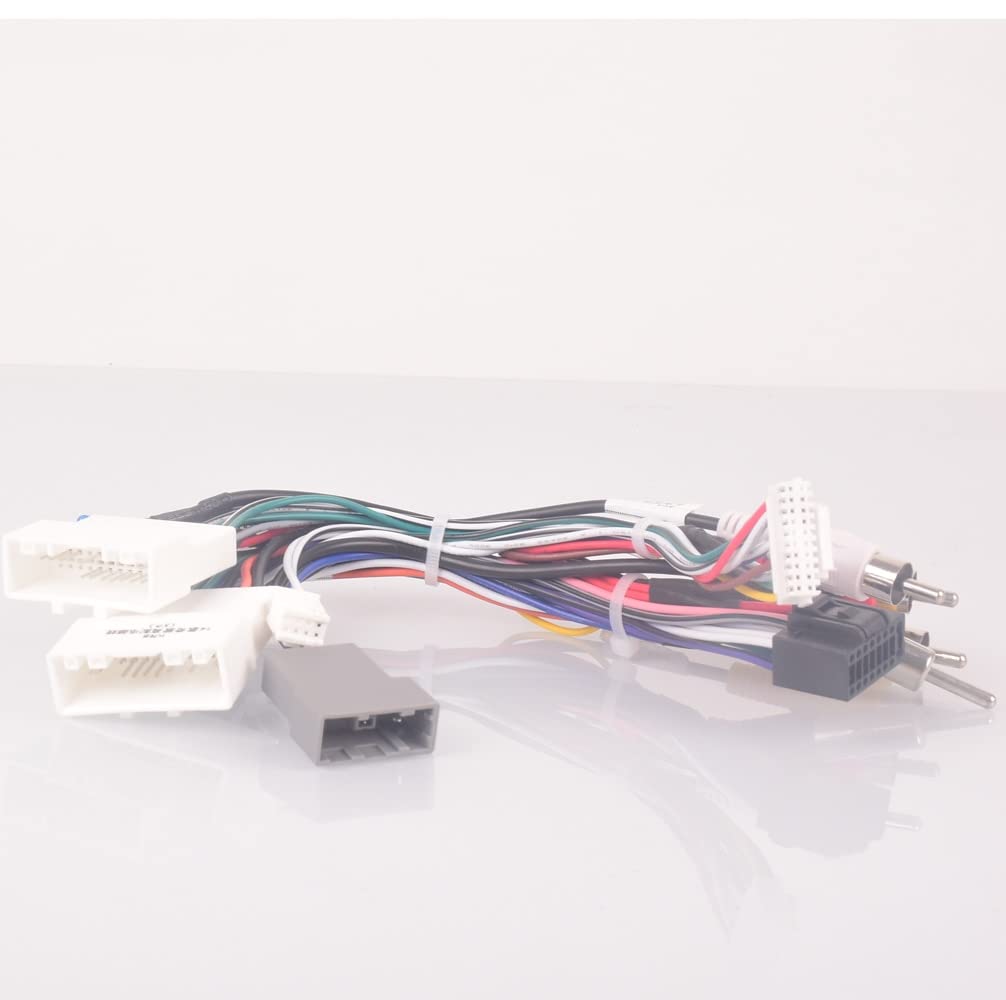 Radio coche estéreo cableado arnés cable Android 16pin para Nissan Qashqai j11 X-Trail Tiida 2014 2015 2016 7Z11C