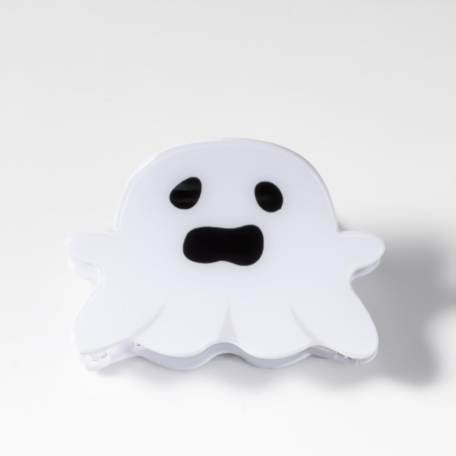 Pinzas para el cabello de Halloween, pinzas de pelo fantasma para cabello fino, naranja con forma de calabaza, lindos pasadores para el cabello,