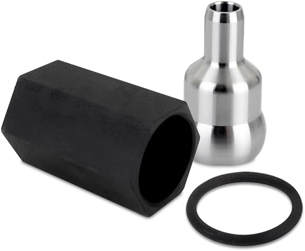 Mishimoto Juego de tubos de bola de riel de aceite de alta presión, compatible con Ford 6.0L Powerstroke 2004.5-2007