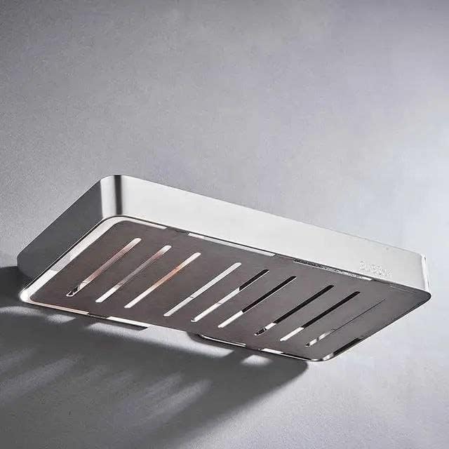 THEODORE Jaboneras de acero inoxidable, soporte para jabón de barra autoadhesivo, jabonera autodrenante para barra de jabón, soporte para jabón para