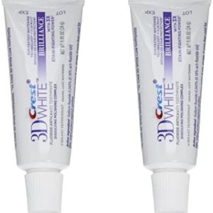 Crest 3D White Brilliance Advanced Whitening Technology Plus Pasta de dientes avanzada para protección contra manchas, menta vibrante, 0.85 onzas Crest 3D White Brilliance Advanced Whitening Technology Plus Pasta de dientes avanzada para protección contra manchas, menta vibrante, 0.85 onzas