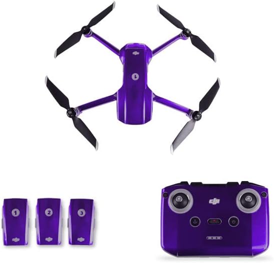 Palumma Juego de calcomanías decorativas para dron DJI Mavic Air 2, impermeables, de PVC, para cuerpo de dron Mavic Air 2 + batería + control remoto