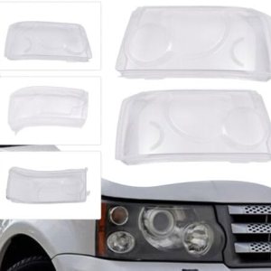 1 par de cubiertas de lente de faros delanteros izquierdo y derecho para faros delanteros de automóvil, carcasa de policarbonato compatible con Land 1 par de cubiertas de lente de faros delanteros izquierdo y derecho para faros delanteros de automóvil, carcasa de policarbonato compatible con Land