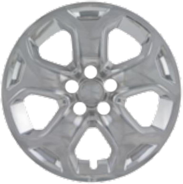 Fuel Rider Juego de cuatro (4) fundas de rueda de ABS cromadas de 18 pulgadas compatibles con ruedas Ford Edge 2011-2014, cubierta de tapa de