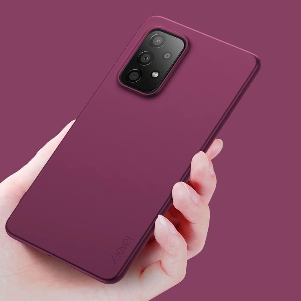 X-level Funda para Samsung Galaxy A53 5G Ultra Delgada Slim Fit Soft TPU Guardian Series A53 5G Cubierta trasera para teléfono Funda protectora con