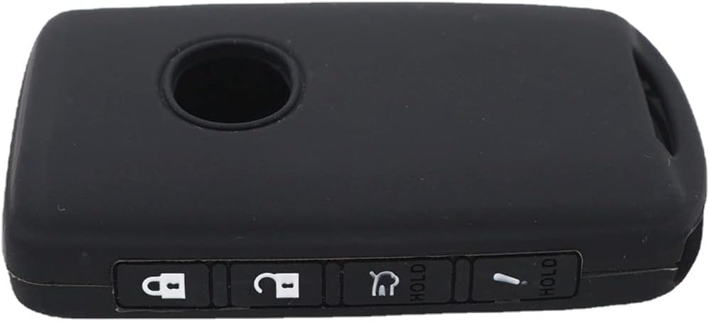 WFMJ Cuero para Mazda 3 Hatchback CX-5 CX-30 CX-9 remoto inteligente 4 botones clave caso titular cubierta Fob cadena, 2 piezas silicona