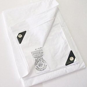 20 x 40 pies, blanco ignífugoignífugo, resistente, polietileno (TARP acabado aprox. 19 pies 6 pulgadas x 39 pies 6 pulgadas) 20 x 40 pies, blanco ignífugoignífugo, resistente, polietileno (TARP acabado aprox. 19 pies 6 pulgadas x 39 pies 6 pulgadas)