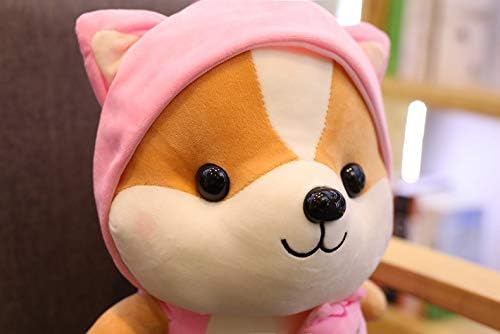 Lindo animal de peluche de ardilla para cosplay como unicornio rosa, juguete de ardilla suave con disfraz de unicornio, juguetes de peluche de gran