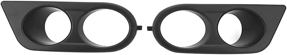 Cubiertas de luz antiniebla 51112695256 Par de cubiertas antiniebla para parachoques delantero, ajuste para E46 M3 20012006 Reemplazo 51112695255