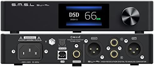 S.M.S.L SU-9n ES9038PRO XMOS XU208 Bluetooth 5.0 SMSL DSD512 RCAXLR LDAC APTXHD Decodificador de audio de alta resolución DAC