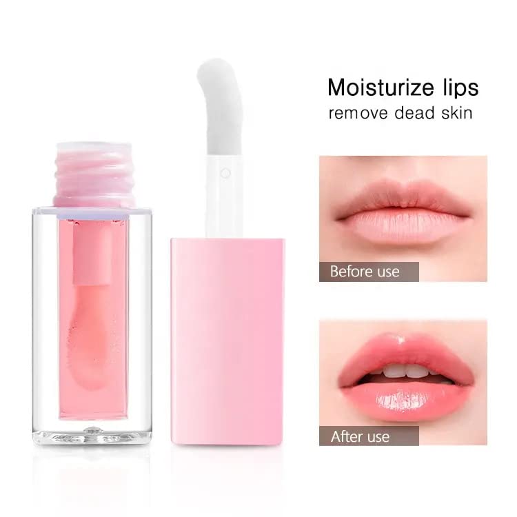 Glow Spark – Aceite hidratante de tinte labial con aceites esenciales y vitaminas para un brillo caliente y natural, relleno de labios y maquillaje