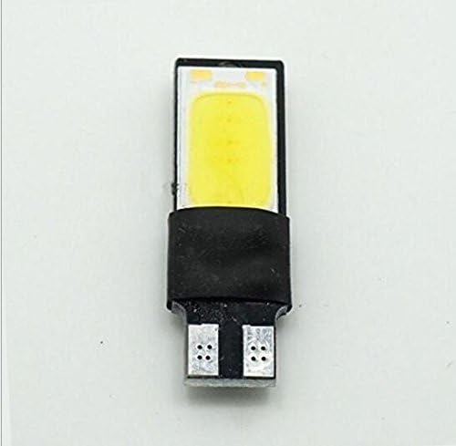 Best To Buy Paquete de 10 luces LED COB T3 T5 T10 921 194 de cuña en miniatura con brillo 12VACDC blanco cálido 2700K-3000K para iluminación de