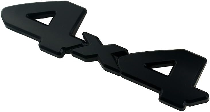 1 calcomanía para placa de identificación de la puerta trasera de 14-21 de 4 x 4 para la puerta trasera (negro mate)