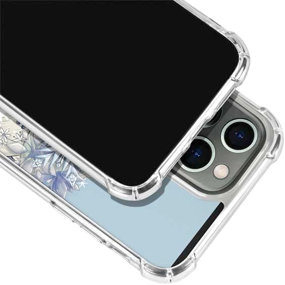 Skinit Funda transparente compatible con iPhone 15 Pro, diseño de retrato lateral de Elsa de Disney con licencia oficial