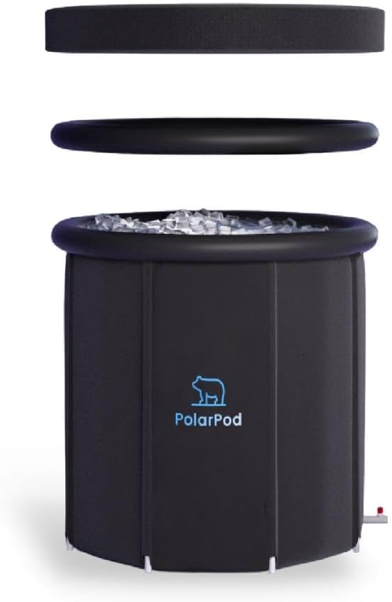 Polar Pod – Bañera de hielo portátil aislada para recuperación y terapia de agua fría, paredes con triple aislamiento para temperatura fría