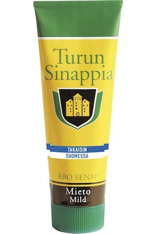 TURUN BIG Mostaza Suave 9.70 oz FINLANDIA (juego de seis)