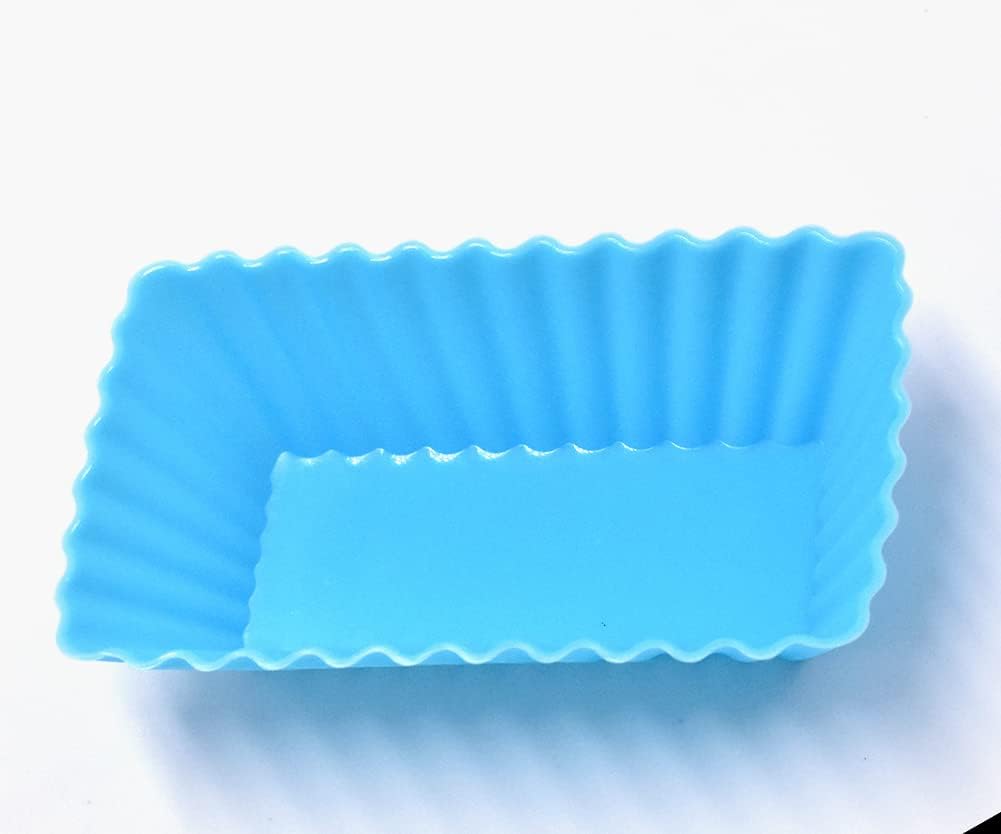 12 piezas de silicona reutilizables para magdalenas para hornear, soportes pequeños para cupcakes, forros de silicona de color aleatorio, vasos de