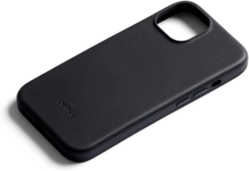 Bellroy Funda de cuero para iPhone 15 Plus – Negro