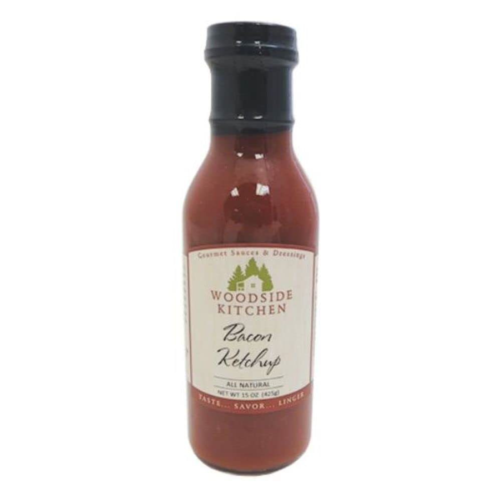 Ketchup de tocino Woodside Kitchens de 15 oz