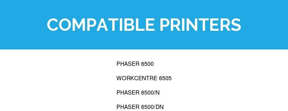LD Cartuchos de tóner Xerox Phaser 6500COMPATIBLES 106R01597BLK, C, 106R01594106R01595M, 106R01596y, Amarillo